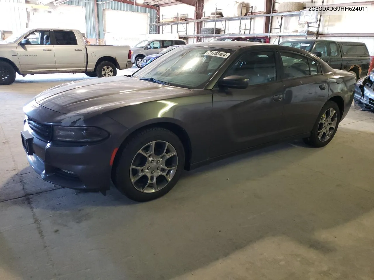 2017 Dodge Charger Sxt VIN: 2C3CDXJG9HH624011 Lot: 71988494