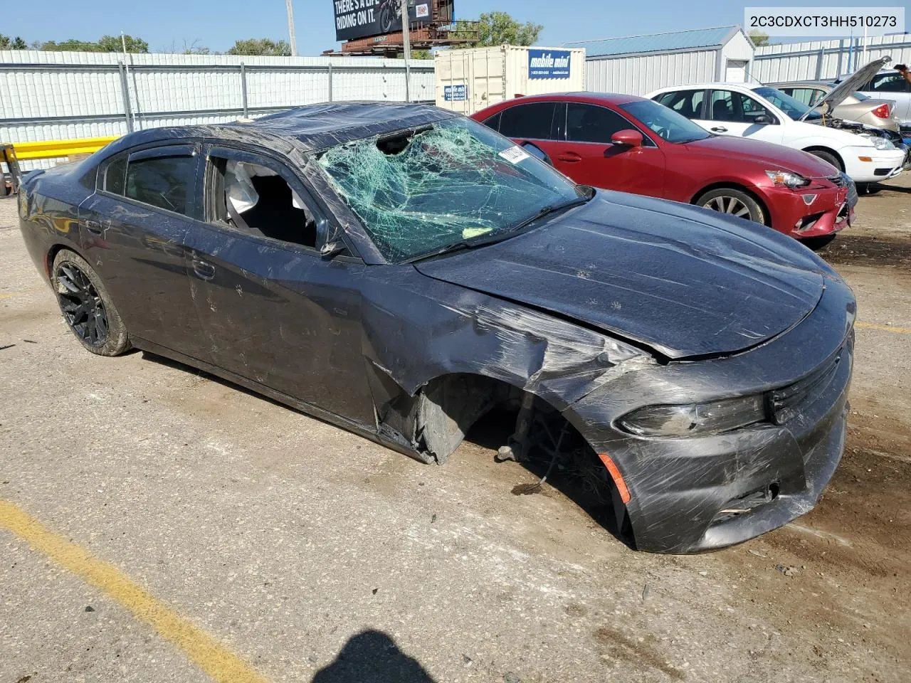 2017 Dodge Charger R/T VIN: 2C3CDXCT3HH510273 Lot: 72027924