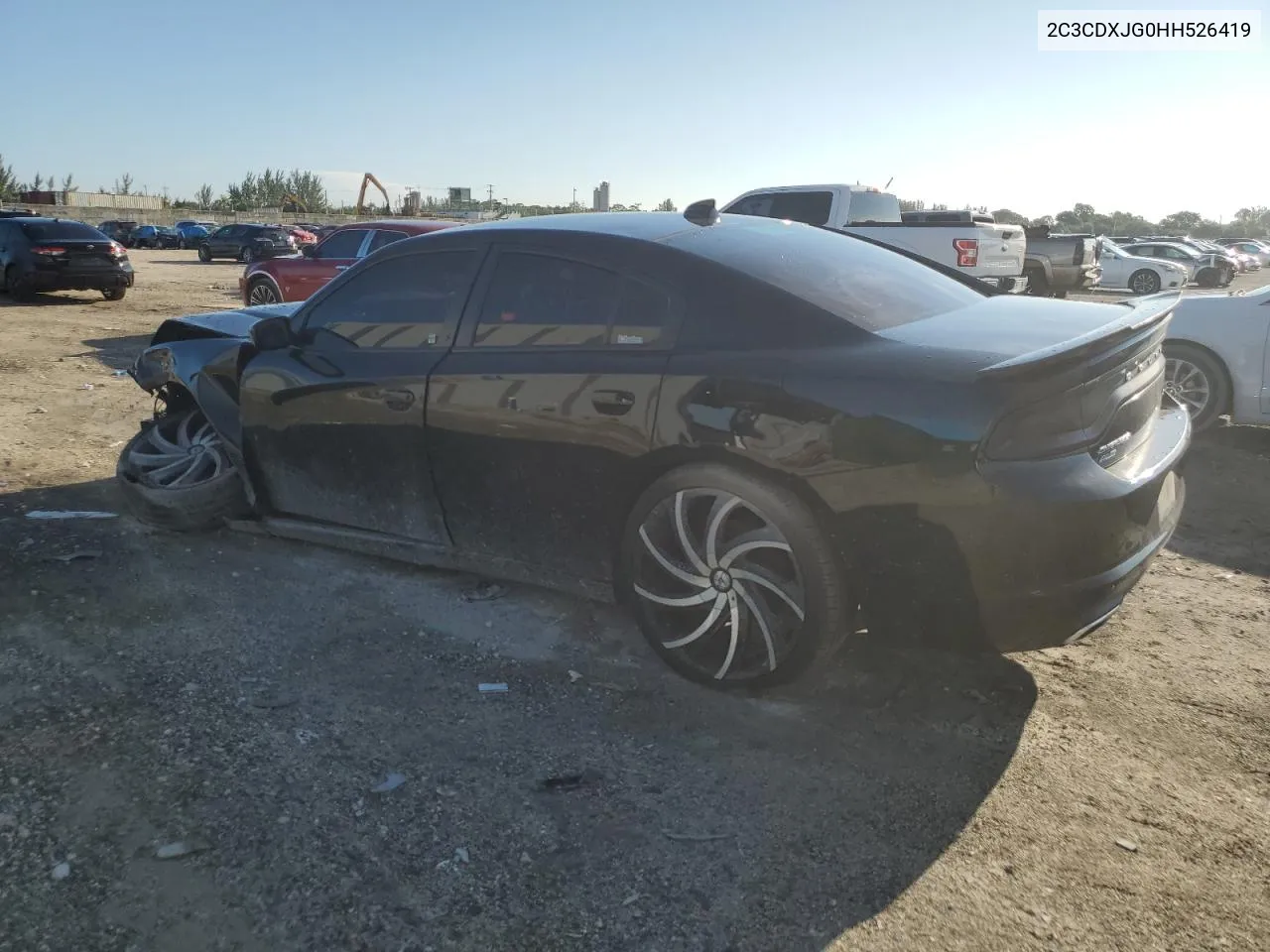 2017 Dodge Charger Sxt VIN: 2C3CDXJG0HH526419 Lot: 72156294