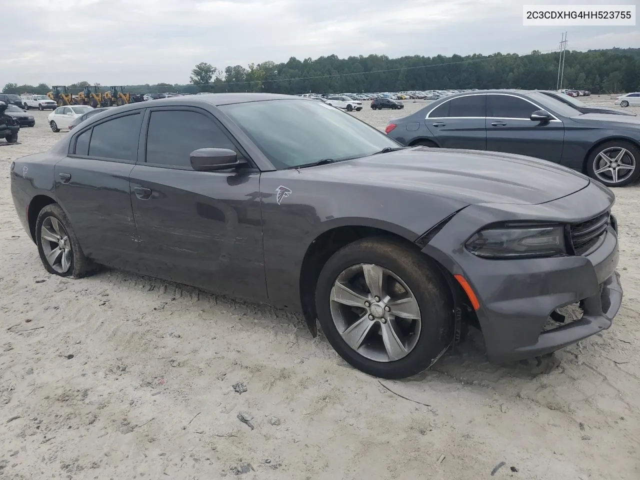 2017 Dodge Charger Sxt VIN: 2C3CDXHG4HH523755 Lot: 72167834