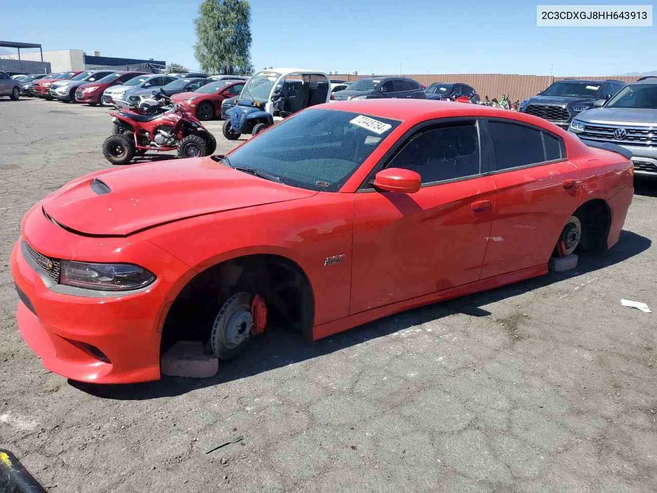 2C3CDXGJ8HH643913 2017 Dodge Charger R/T 392