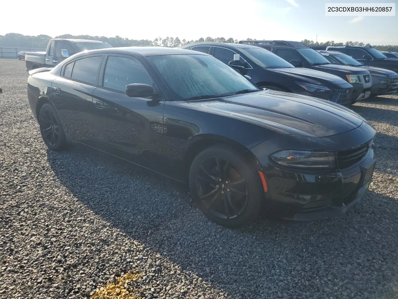 2017 Dodge Charger Se VIN: 2C3CDXBG3HH620857 Lot: 72676544