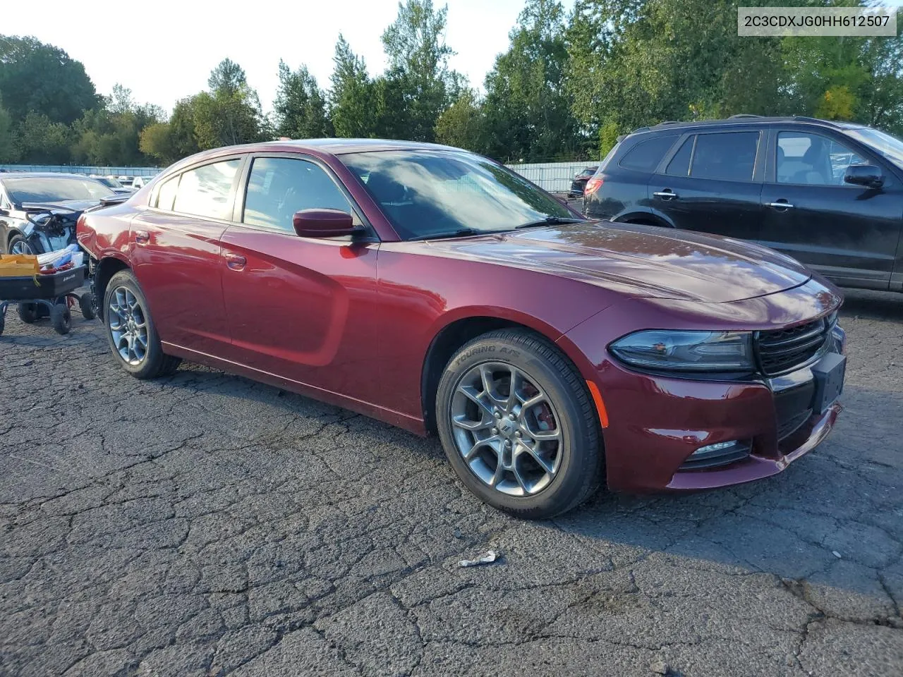 2017 Dodge Charger Sxt VIN: 2C3CDXJG0HH612507 Lot: 73197404