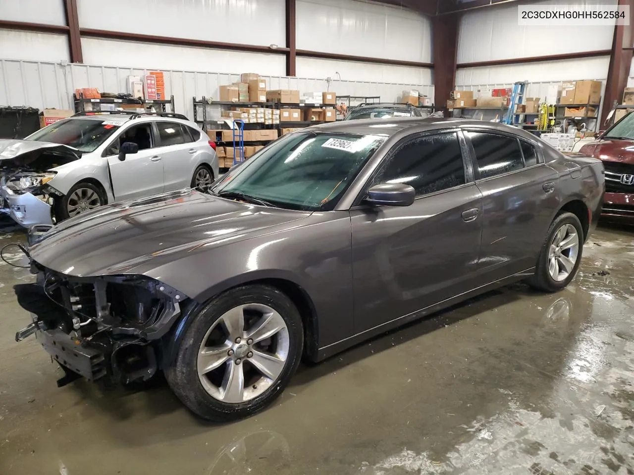 2017 Dodge Charger Sxt VIN: 2C3CDXHG0HH562584 Lot: 73296274