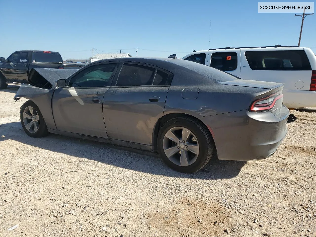 2017 Dodge Charger Sxt VIN: 2C3CDXHG9HH583580 Lot: 73423104