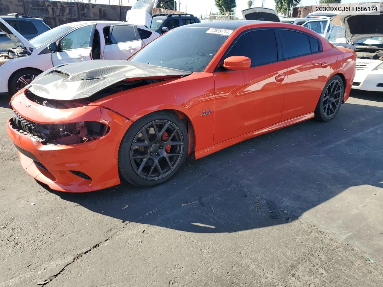 2017 Dodge Charger R/T 392 VIN: 2C3CDXGJ6HH586174 Lot: 73538714