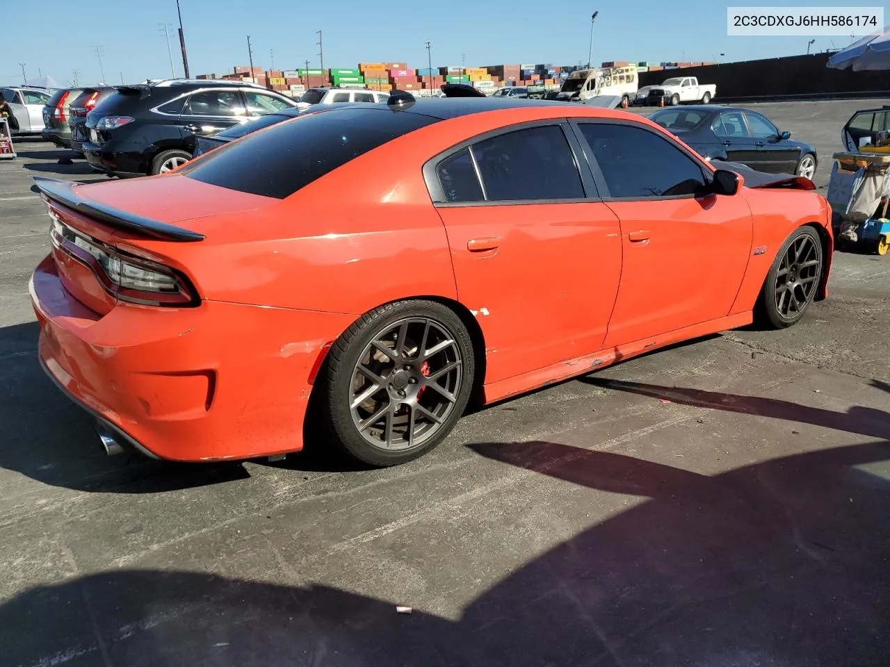 2017 Dodge Charger R/T 392 VIN: 2C3CDXGJ6HH586174 Lot: 73538714