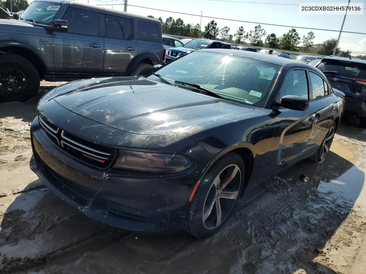 2017 Dodge Charger Se VIN: 2C3CDXBG2HH579136 Lot: 73762024