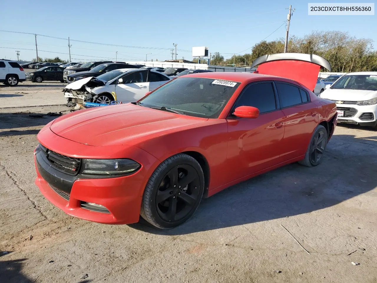 2017 Dodge Charger R/T VIN: 2C3CDXCT8HH556360 Lot: 73928974