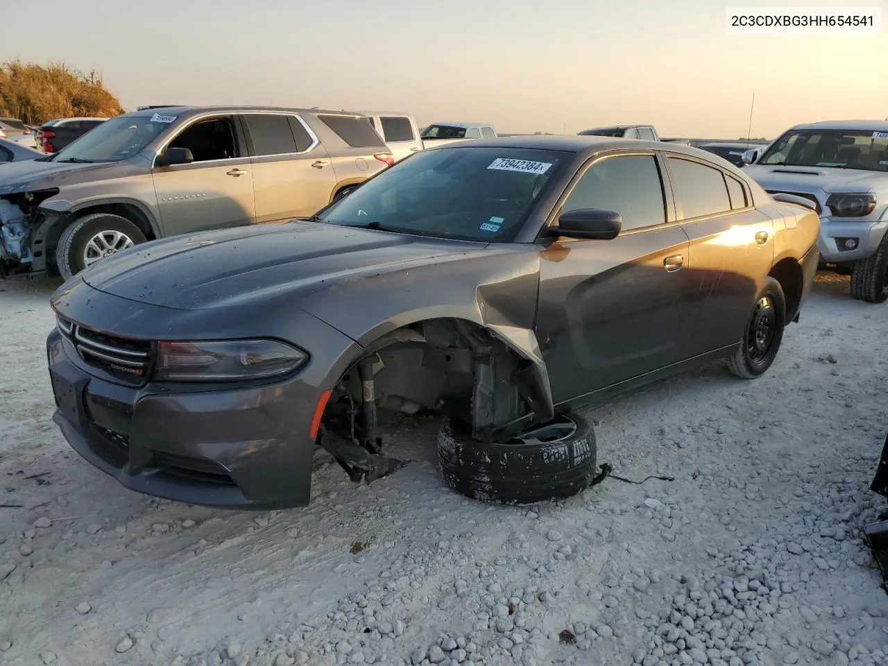 2017 Dodge Charger Se VIN: 2C3CDXBG3HH654541 Lot: 73942384