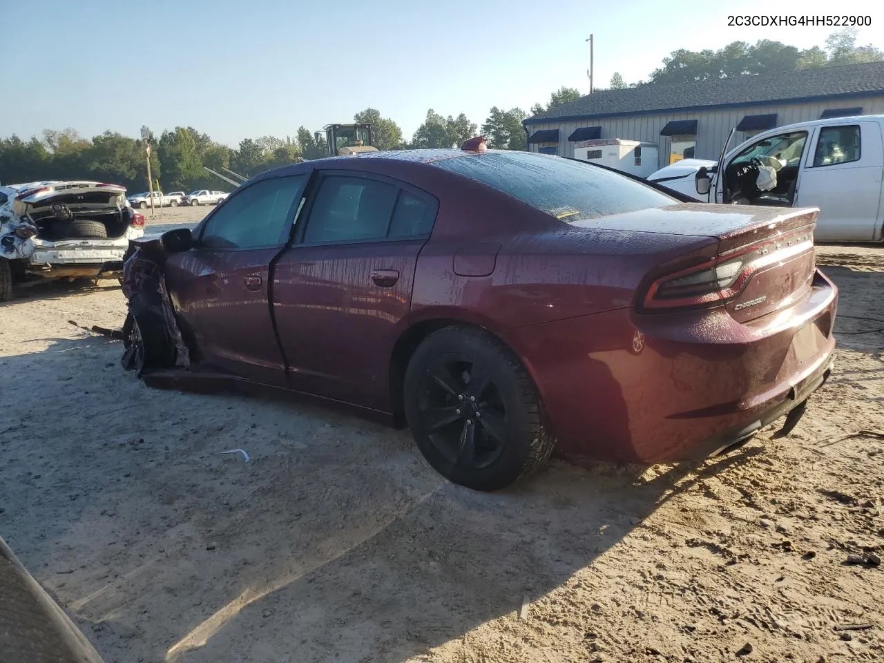 2017 Dodge Charger Sxt VIN: 2C3CDXHG4HH522900 Lot: 74844034