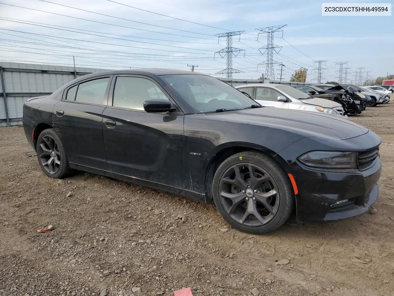 2017 Dodge Charger R/T VIN: 2C3CDXCT5HH649594 Lot: 75398834