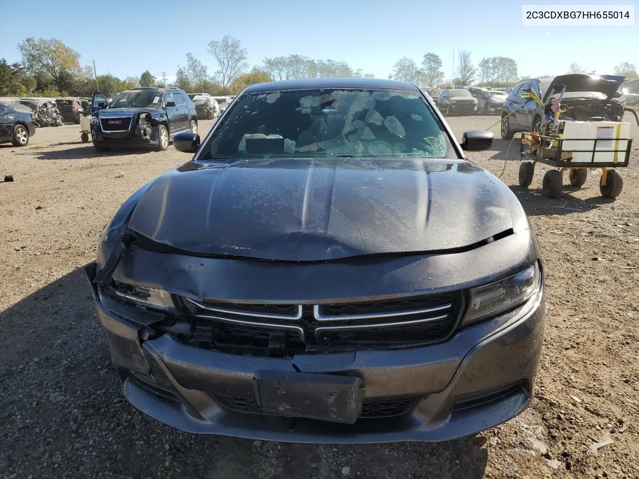 2017 Dodge Charger Se VIN: 2C3CDXBG7HH655014 Lot: 75629324