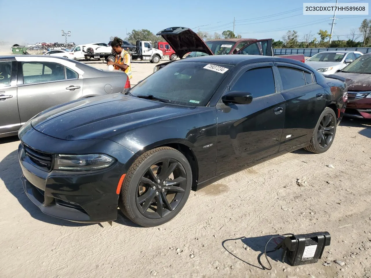 2017 Dodge Charger R/T VIN: 2C3CDXCT7HH589608 Lot: 75937234