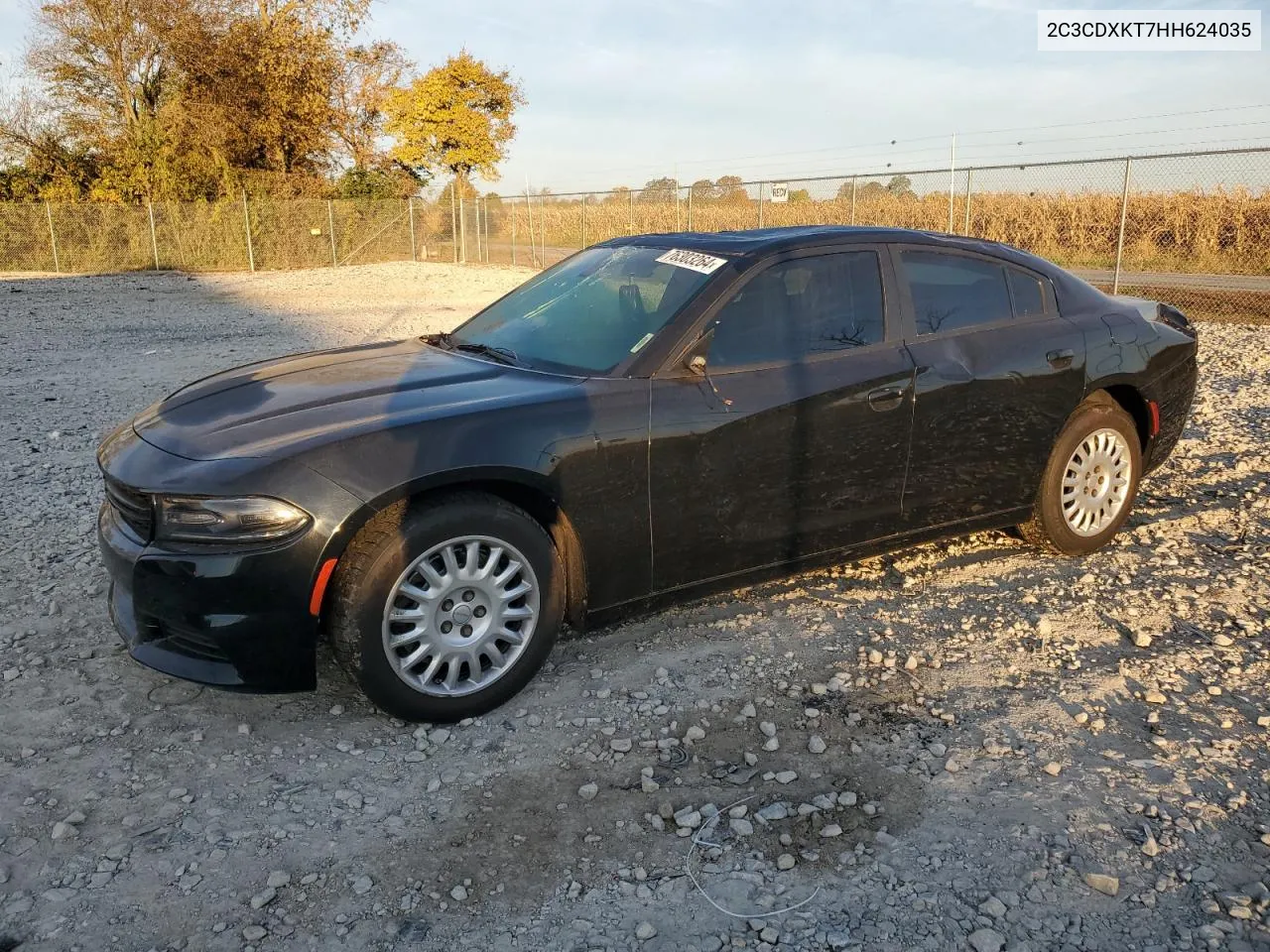 2017 Dodge Charger Police VIN: 2C3CDXKT7HH624035 Lot: 76303264