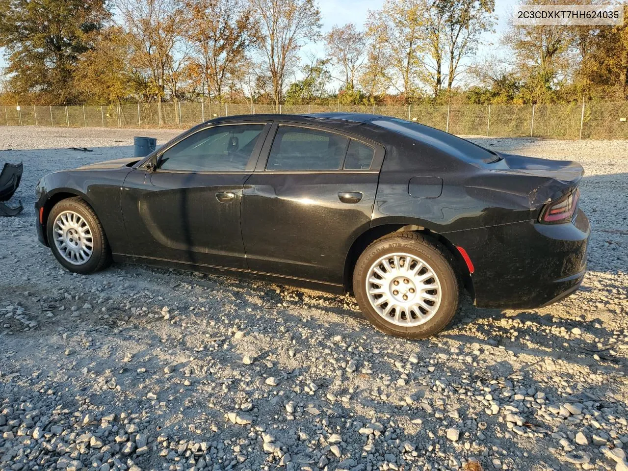 2017 Dodge Charger Police VIN: 2C3CDXKT7HH624035 Lot: 76303264