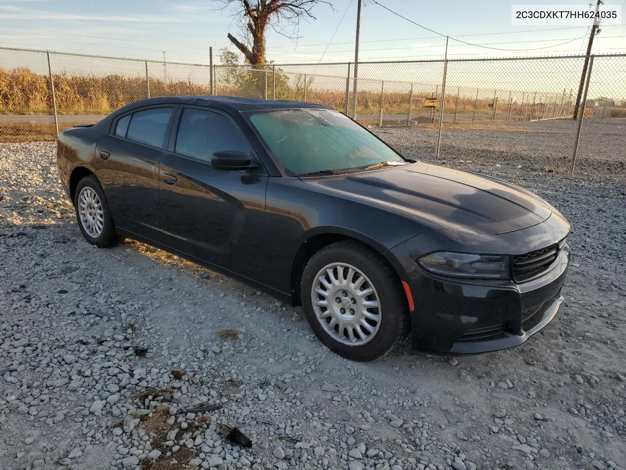 2017 Dodge Charger Police VIN: 2C3CDXKT7HH624035 Lot: 76303264