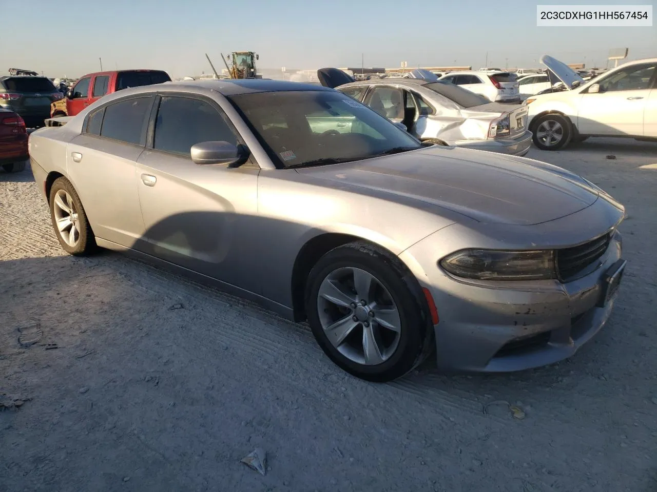 2C3CDXHG1HH567454 2017 Dodge Charger Sxt