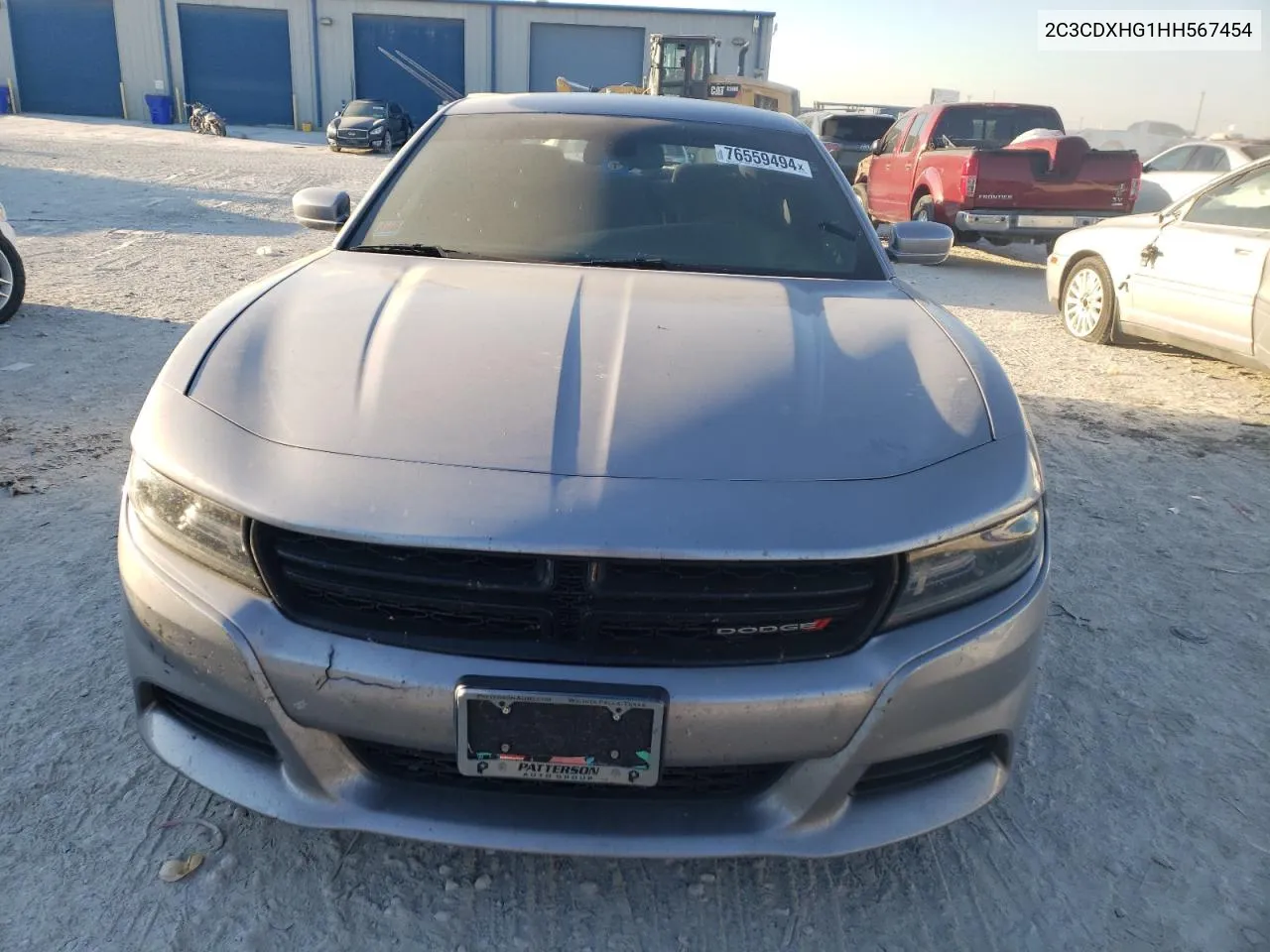 2017 Dodge Charger Sxt VIN: 2C3CDXHG1HH567454 Lot: 76559494