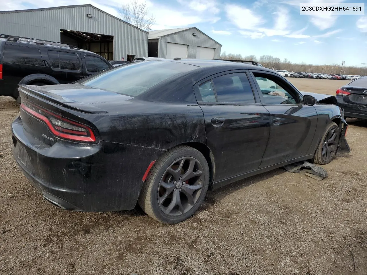 2017 Dodge Charger Sxt VIN: 2C3CDXHG2HH641691 Lot: 76777754