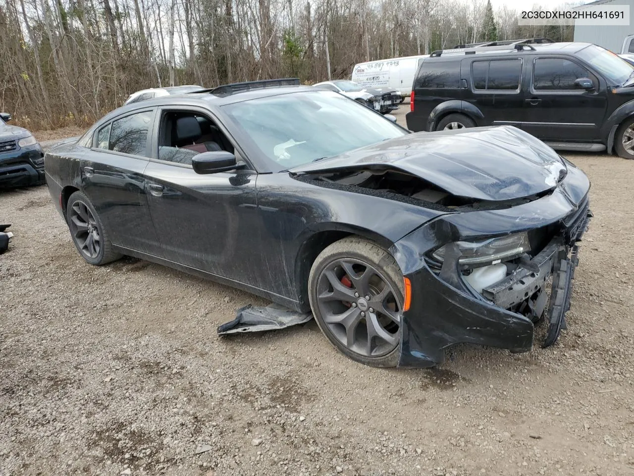 2017 Dodge Charger Sxt VIN: 2C3CDXHG2HH641691 Lot: 76777754