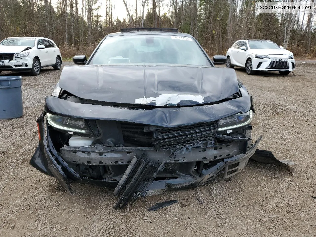 2017 Dodge Charger Sxt VIN: 2C3CDXHG2HH641691 Lot: 76777754