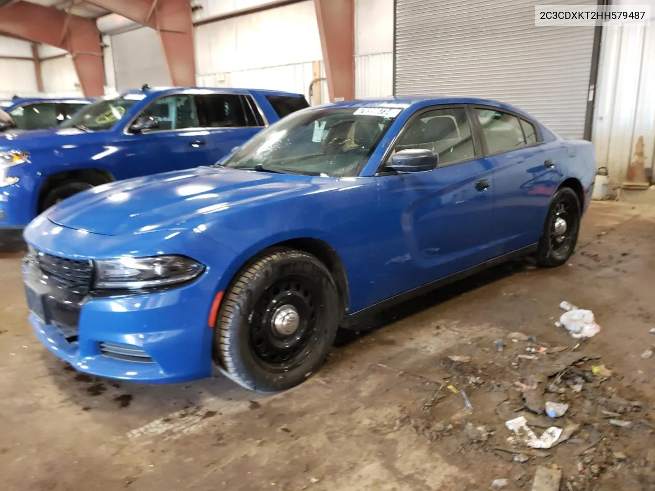 2017 Dodge Charger Police VIN: 2C3CDXKT2HH579487 Lot: 76998734