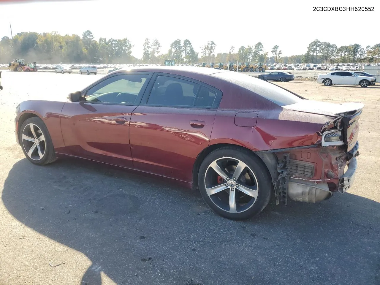 2017 Dodge Charger Se VIN: 2C3CDXBG3HH620552 Lot: 77016674