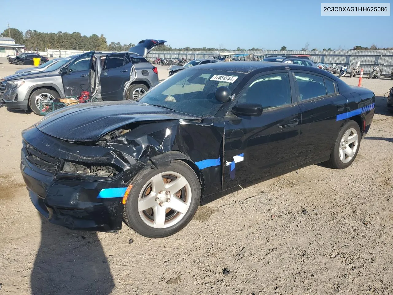 2017 Dodge Charger Police VIN: 2C3CDXAG1HH625086 Lot: 77084244