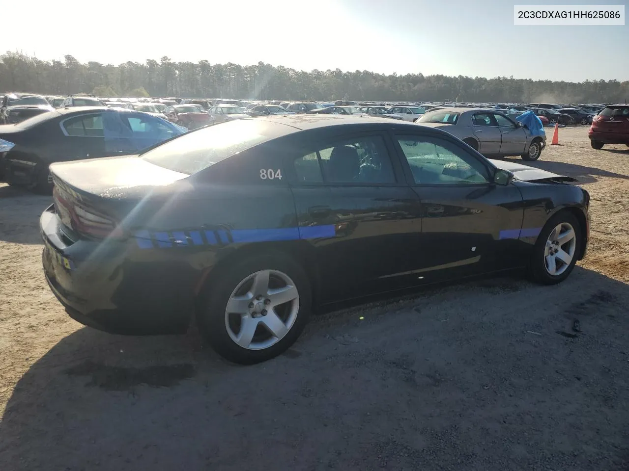 2017 Dodge Charger Police VIN: 2C3CDXAG1HH625086 Lot: 77084244