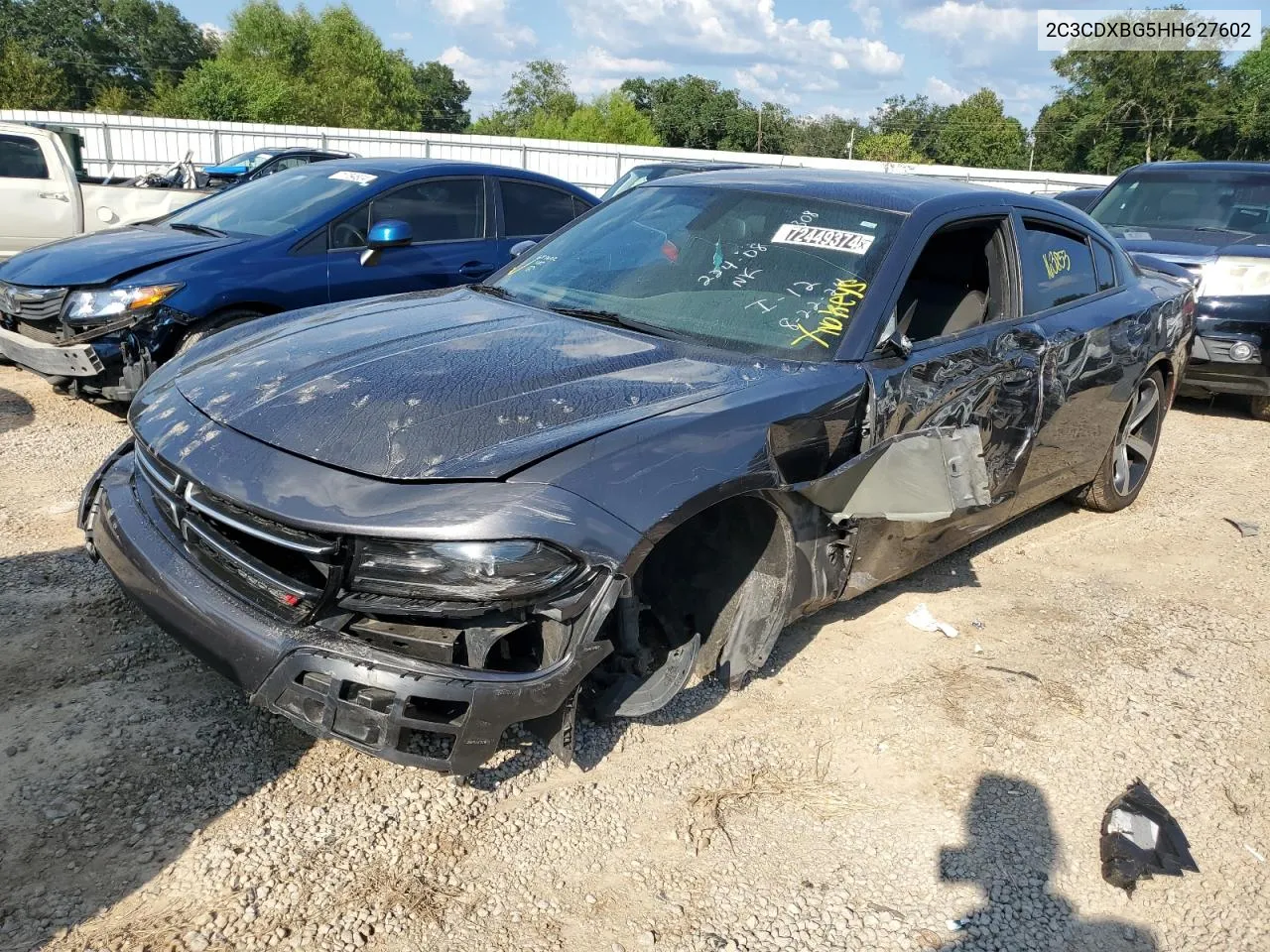 2017 Dodge Charger Se VIN: 2C3CDXBG5HH627602 Lot: 77619664