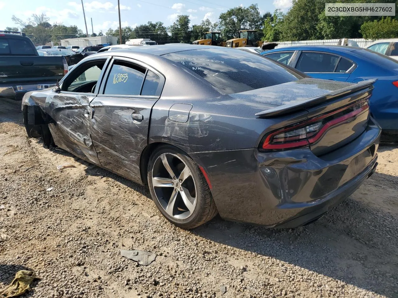 2017 Dodge Charger Se VIN: 2C3CDXBG5HH627602 Lot: 77619664