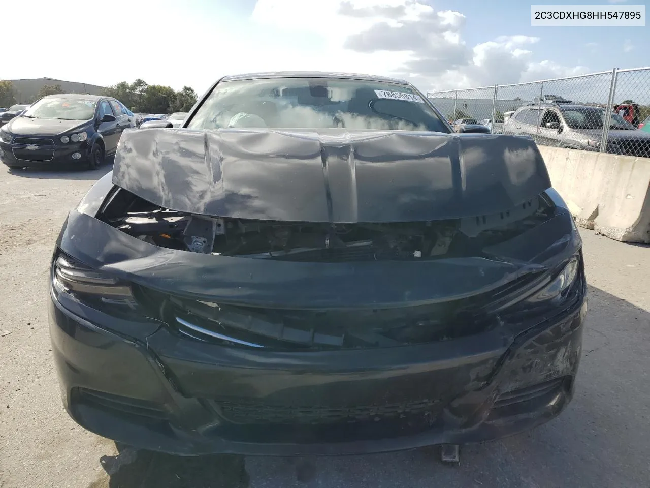 2C3CDXHG8HH547895 2017 Dodge Charger Sxt