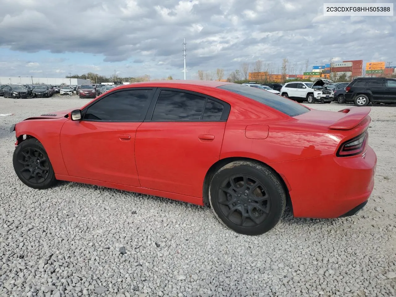 2017 Dodge Charger Se VIN: 2C3CDXFG8HH505388 Lot: 79062614