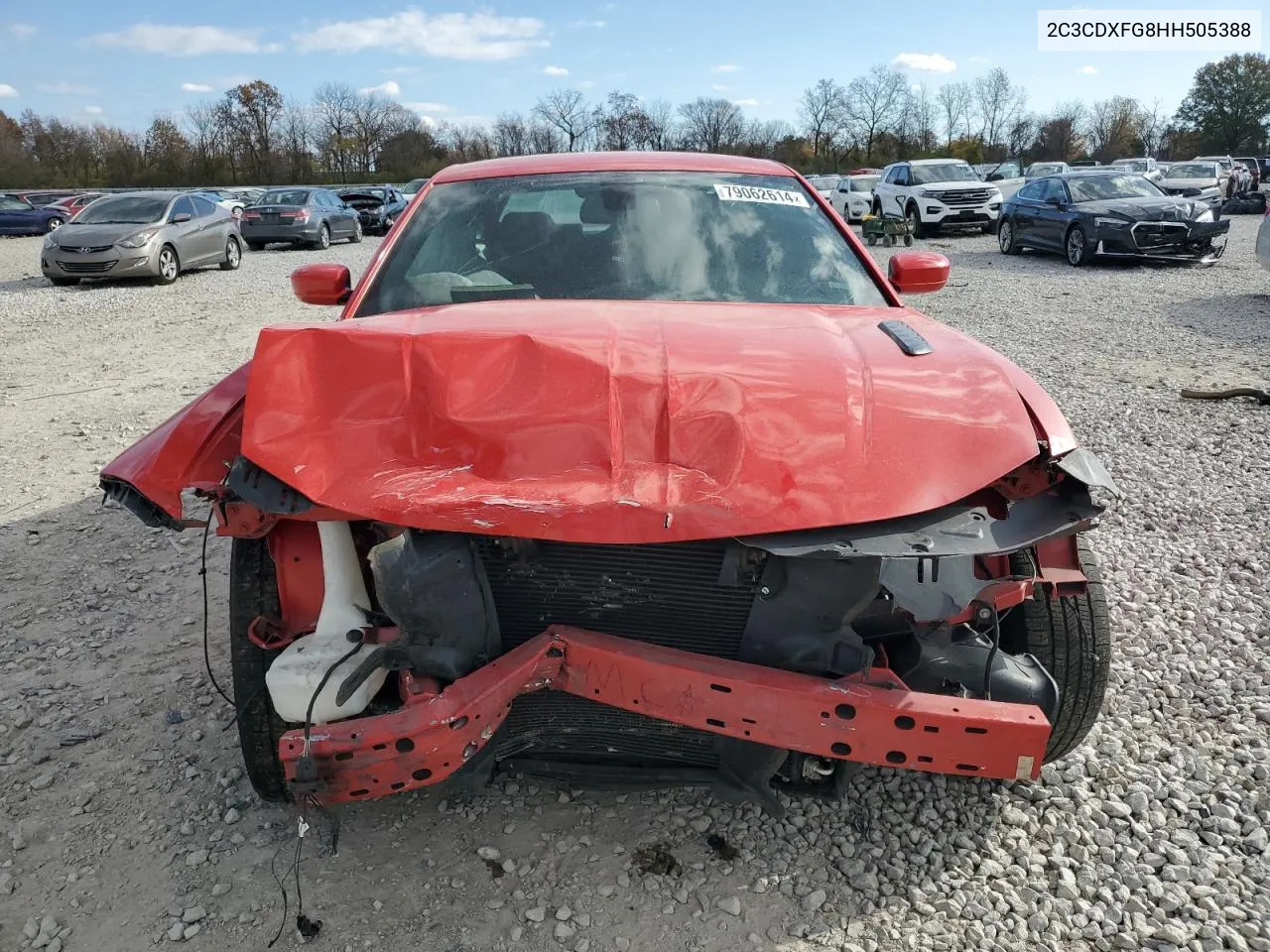 2017 Dodge Charger Se VIN: 2C3CDXFG8HH505388 Lot: 79062614