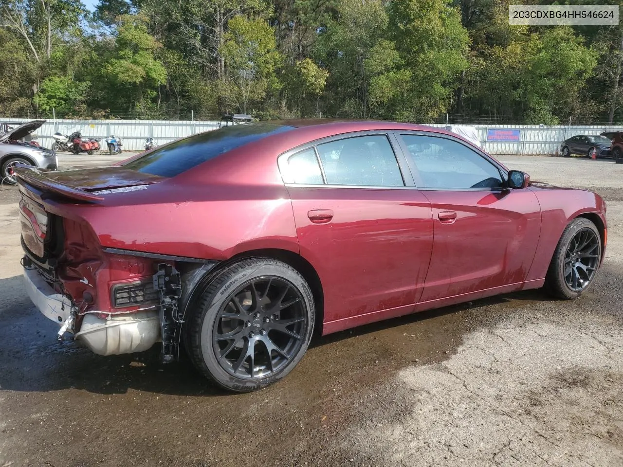 2017 Dodge Charger Se VIN: 2C3CDXBG4HH546624 Lot: 79251694