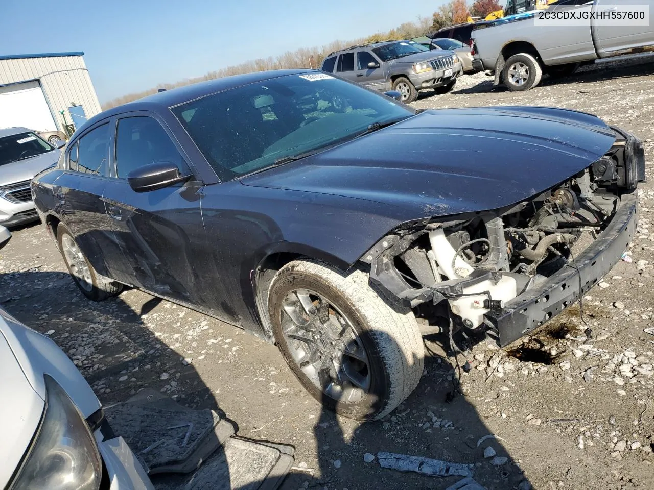 2017 Dodge Charger Sxt VIN: 2C3CDXJGXHH557600 Lot: 80040374