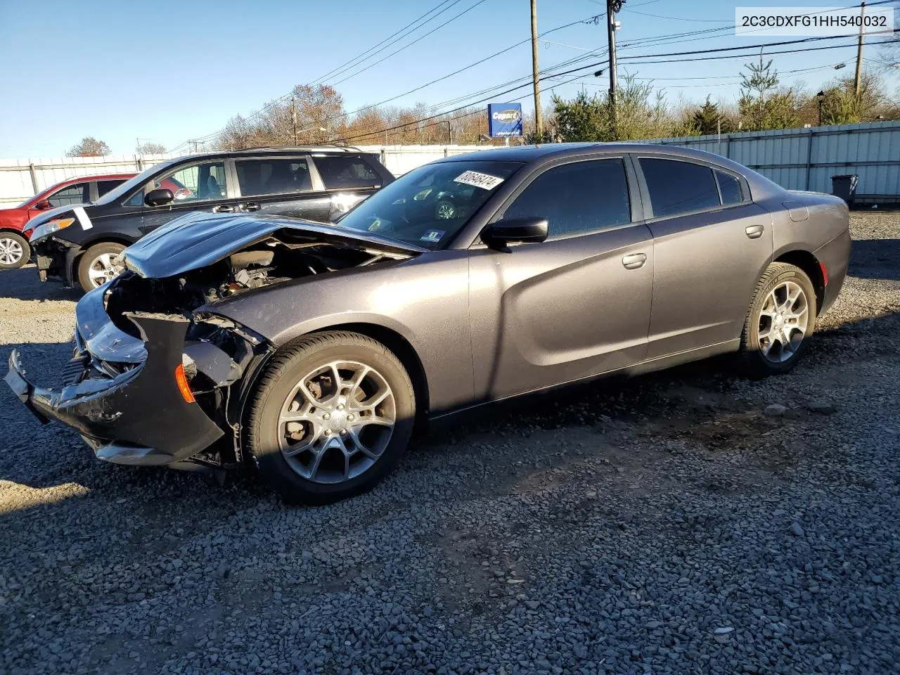 2017 Dodge Charger Se VIN: 2C3CDXFG1HH540032 Lot: 80646474