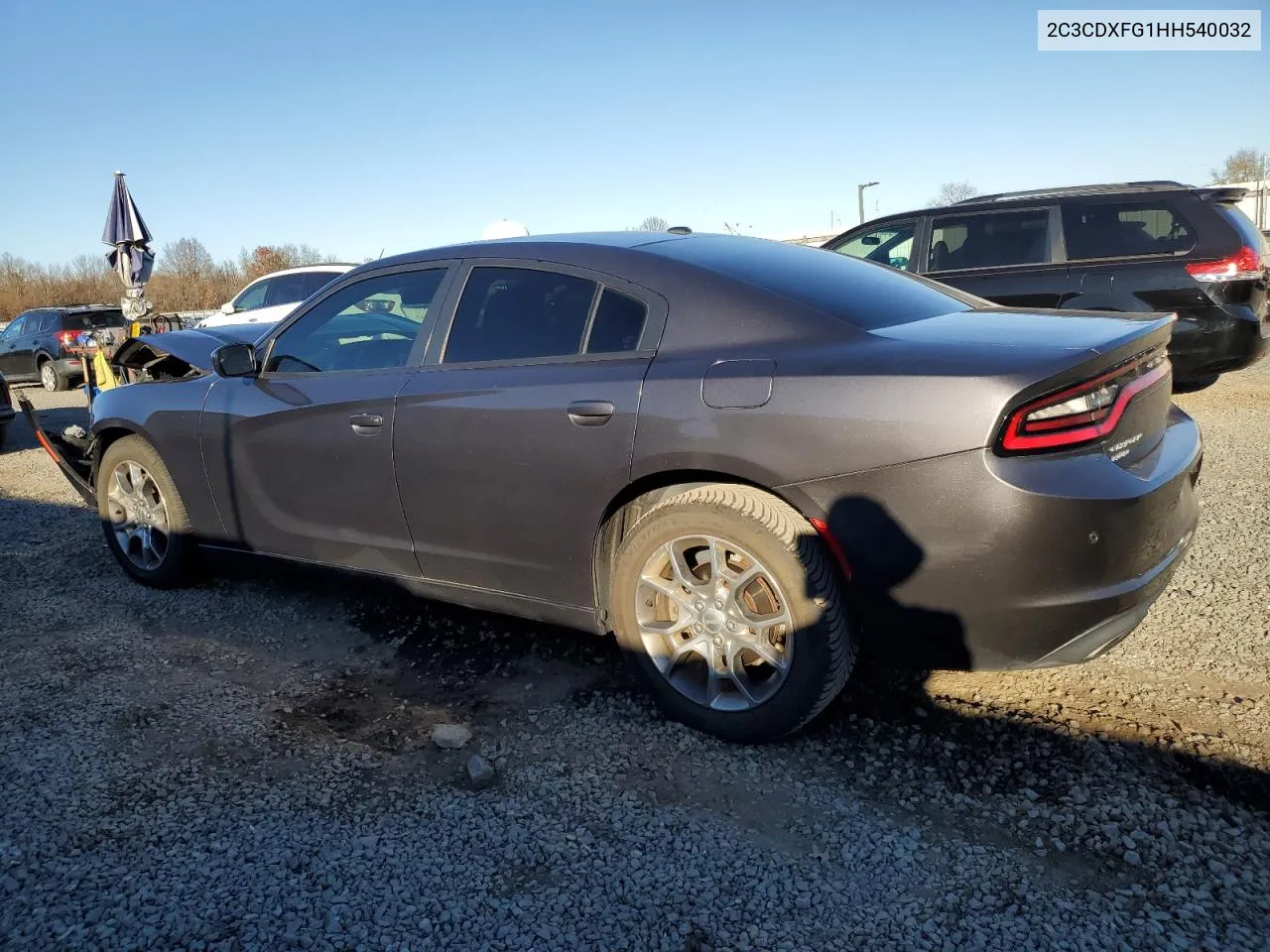 2017 Dodge Charger Se VIN: 2C3CDXFG1HH540032 Lot: 80646474