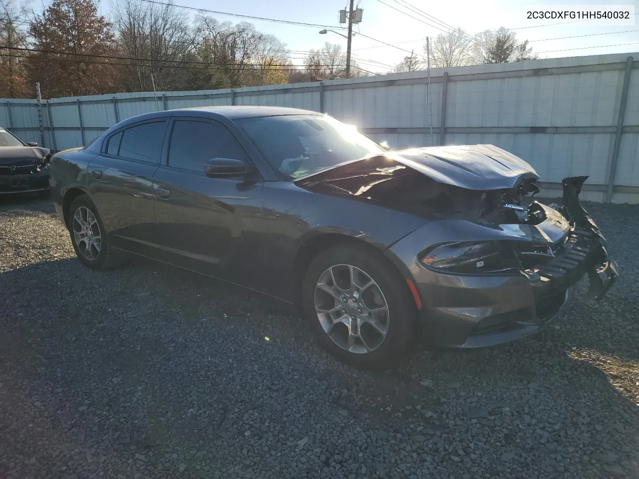 2017 Dodge Charger Se VIN: 2C3CDXFG1HH540032 Lot: 80646474