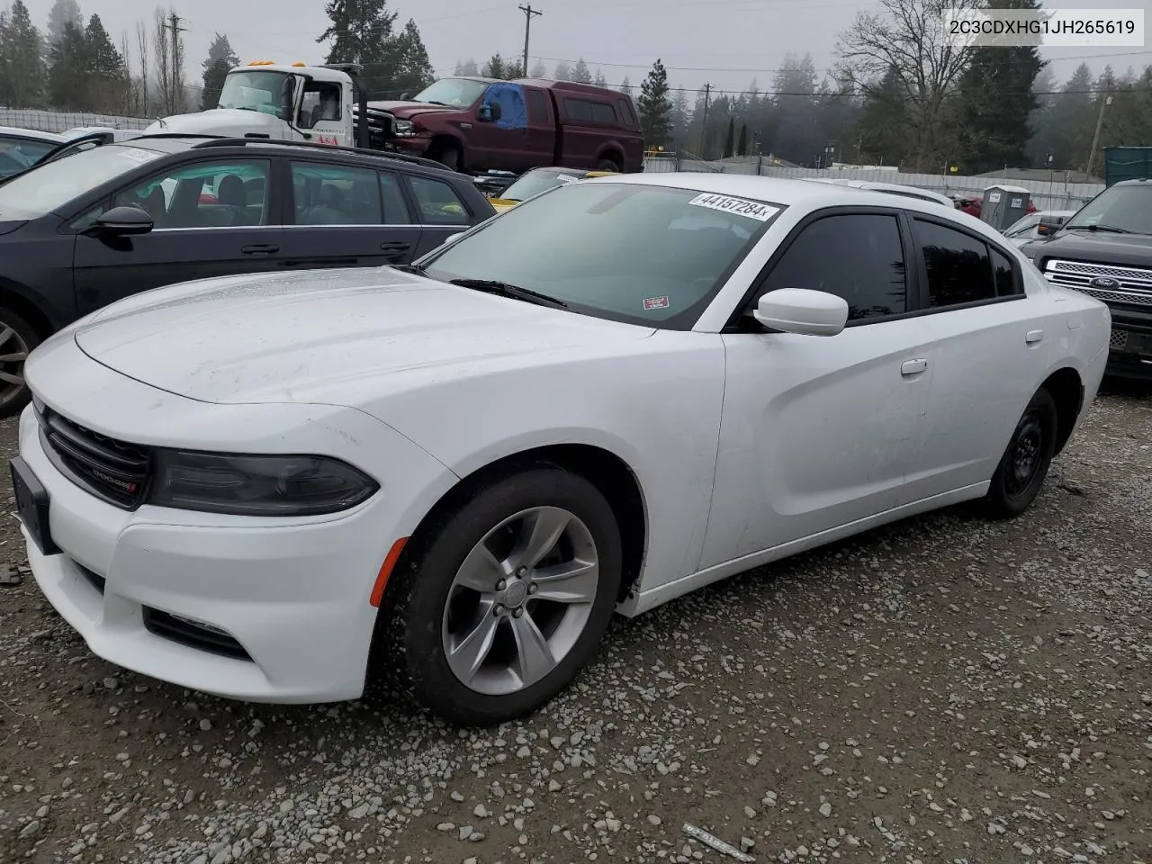 2018 Dodge Charger Sxt Plus VIN: 2C3CDXHG1JH265619 Lot: 44157284