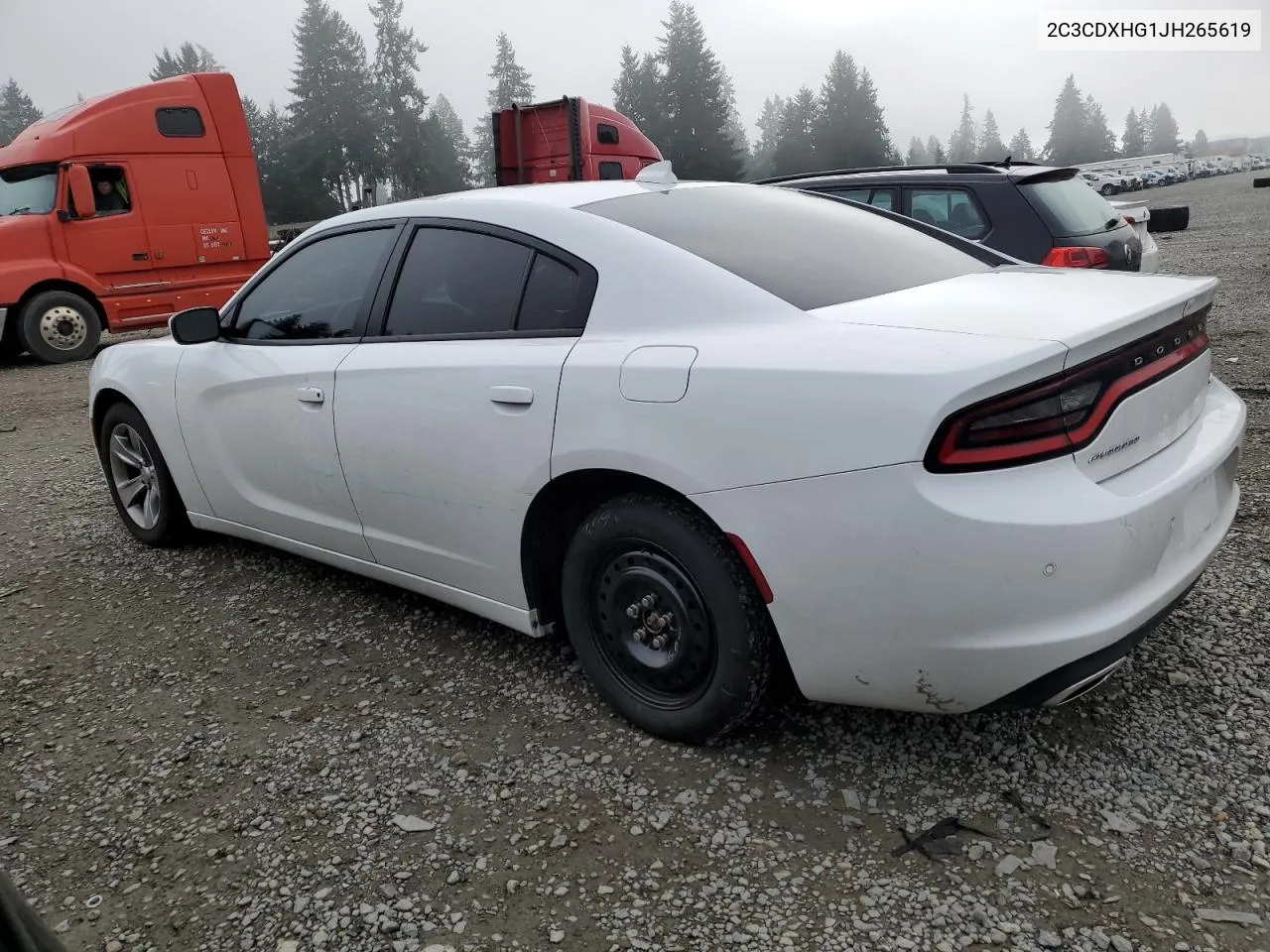 2018 Dodge Charger Sxt Plus VIN: 2C3CDXHG1JH265619 Lot: 44157284