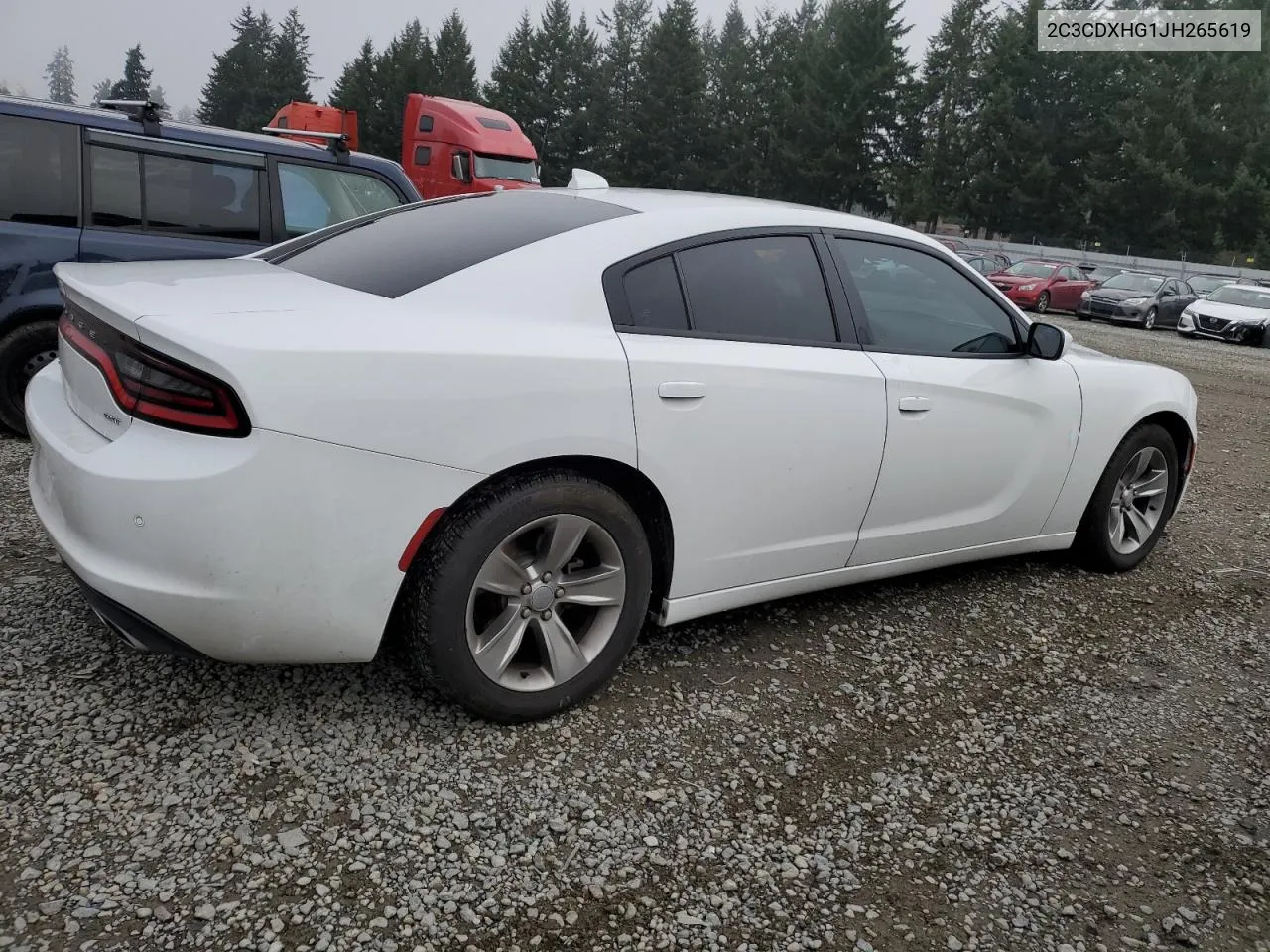 2018 Dodge Charger Sxt Plus VIN: 2C3CDXHG1JH265619 Lot: 44157284