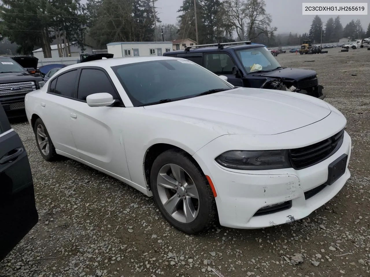 2018 Dodge Charger Sxt Plus VIN: 2C3CDXHG1JH265619 Lot: 44157284