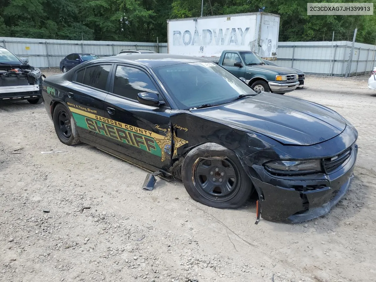 2C3CDXAG7JH339913 2018 Dodge Charger Police