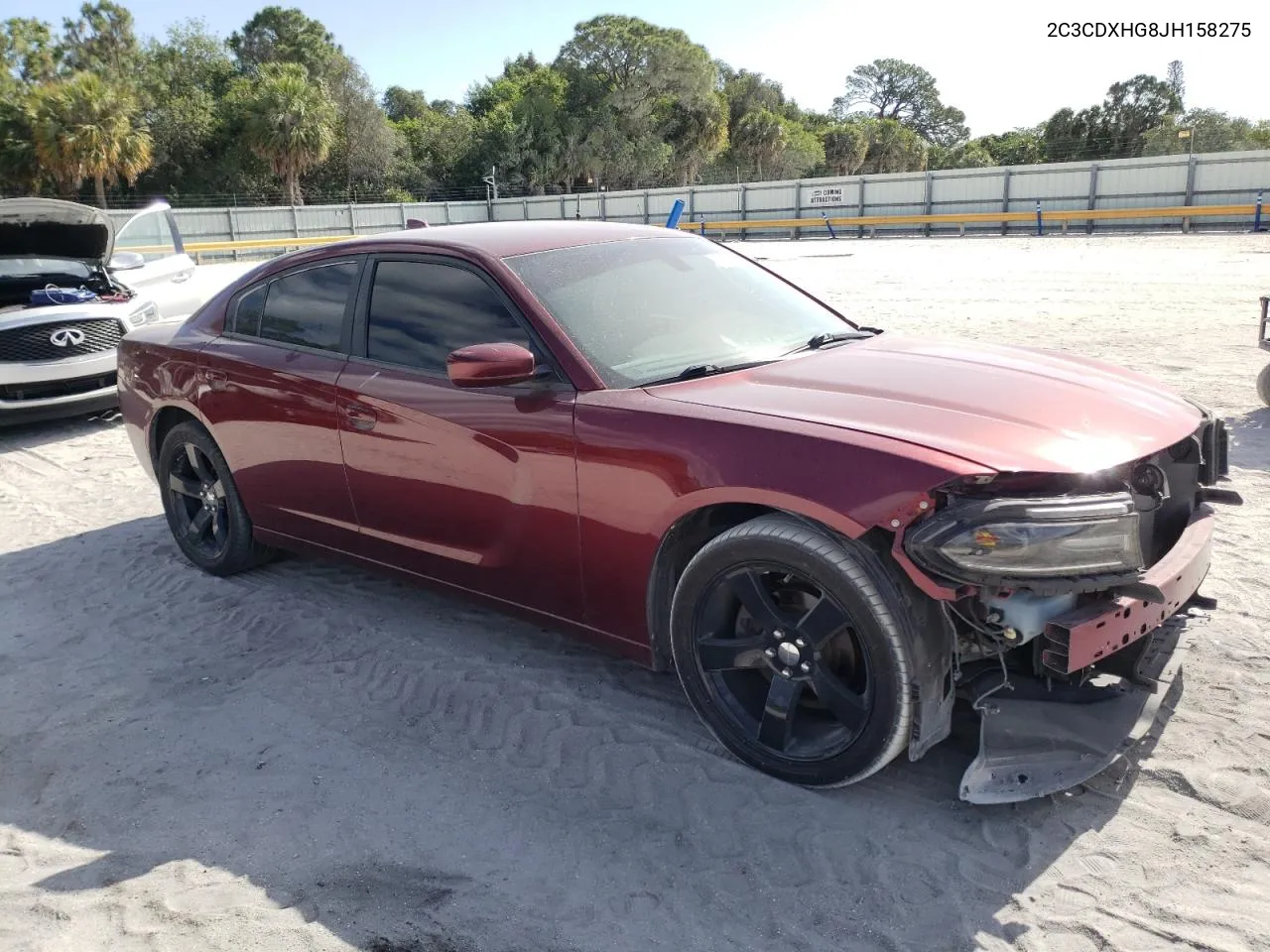 2C3CDXHG8JH158275 2018 Dodge Charger Sxt Plus