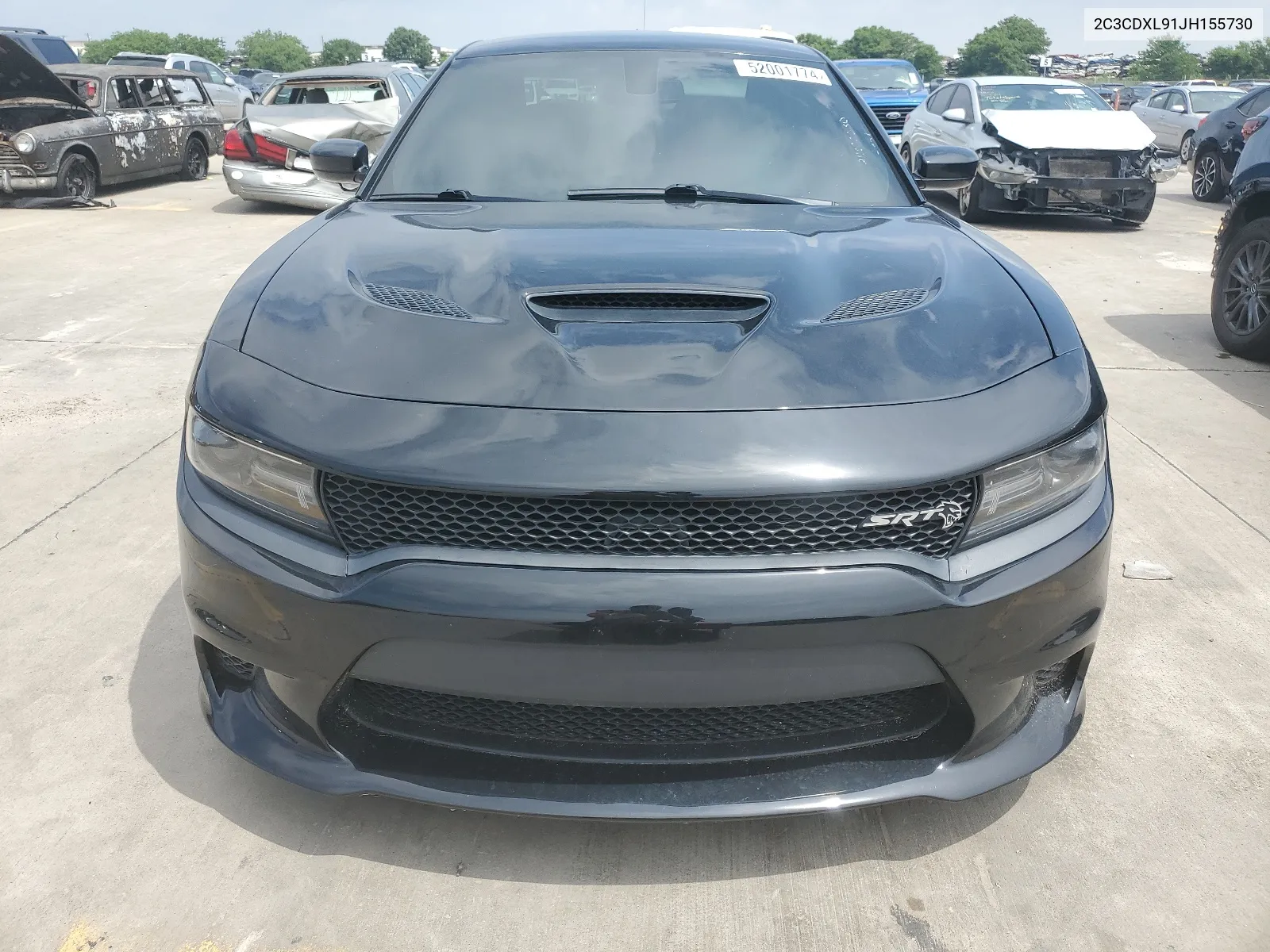 2018 Dodge Charger Srt Hellcat VIN: 2C3CDXL91JH155730 Lot: 52001774