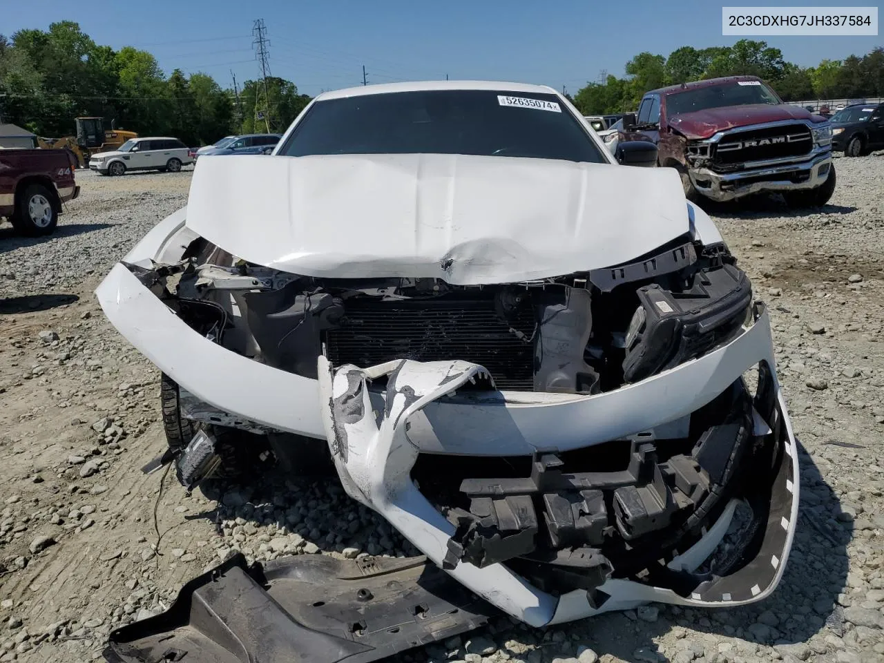 2C3CDXHG7JH337584 2018 Dodge Charger Sxt Plus