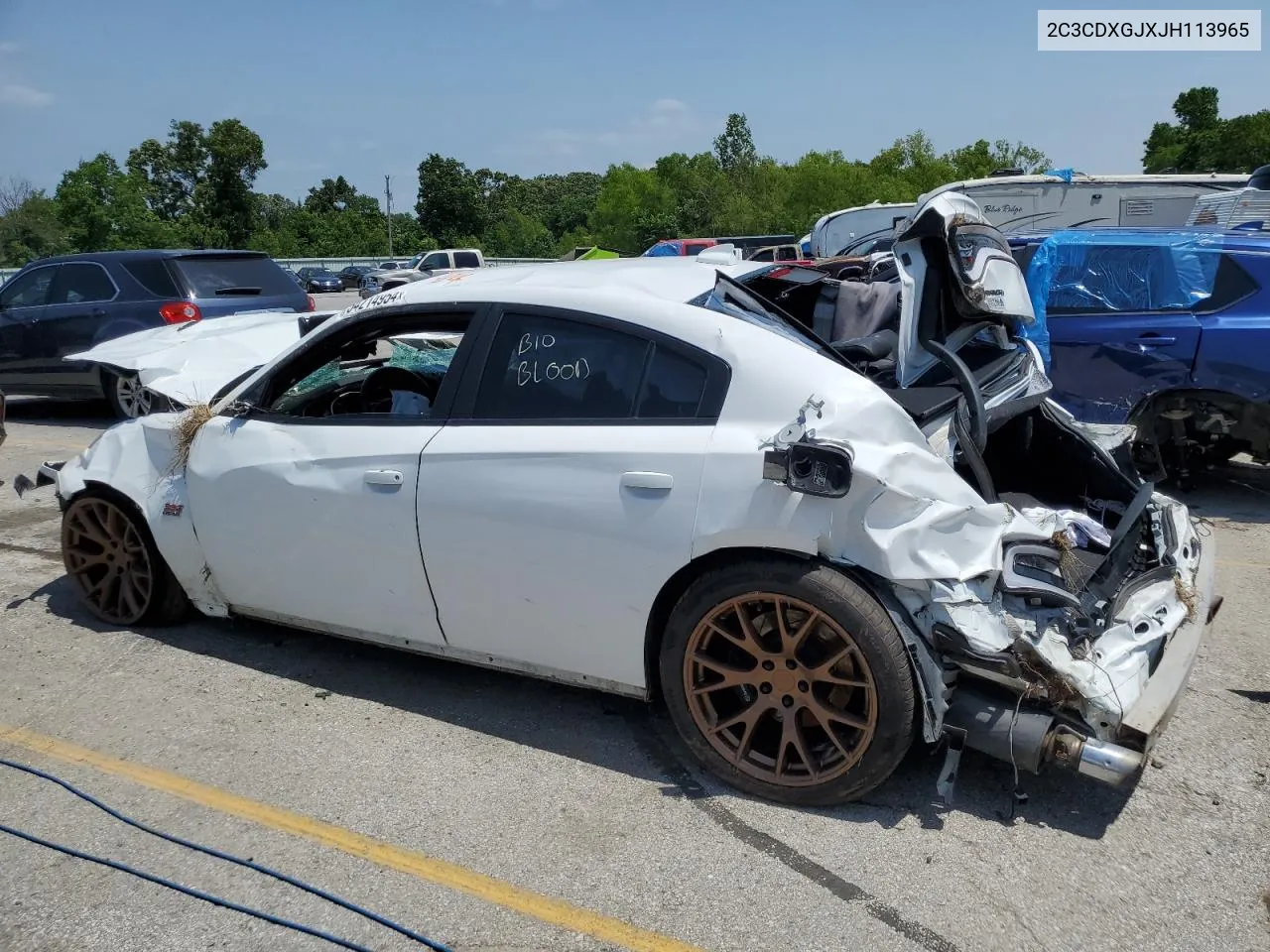 2018 Dodge Charger R/T 392 VIN: 2C3CDXGJXJH113965 Lot: 54214954