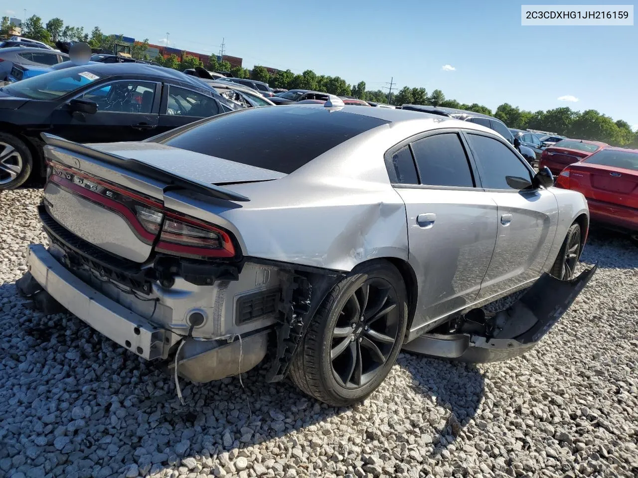 2C3CDXHG1JH216159 2018 Dodge Charger Sxt Plus